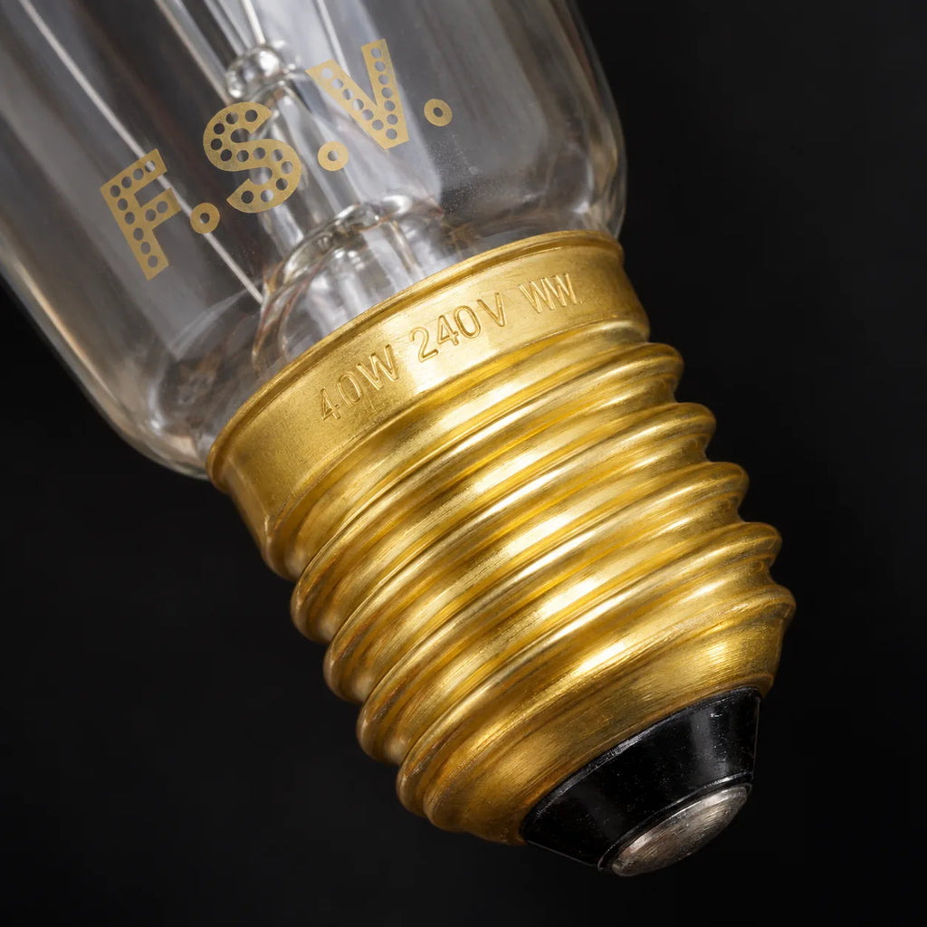 Ampoule Edison E27 Filament Cage à Écureuil, Incandescente 25W 2200K Blanc Très Chaud, Verre Clair ST64, Dimmable, Ambiance Salon et Café