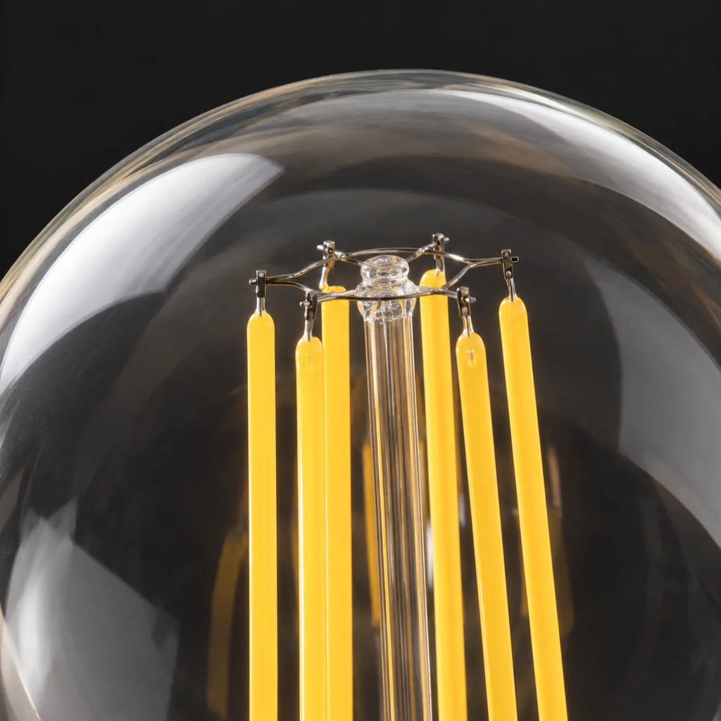 Ampoule LED Filament B22 Globe G125 6W Dimmable, Blanc Chaud 3000K, 650 lumens, Culot Baïonnette, Éclairage Salon et Restaurant