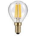 Ampoule LED Filament G45 E14 2W Dimmable, Blanc Très Chaud 2200K, 160 lumens, Verre Clair, Éclairage Salon et Suspension