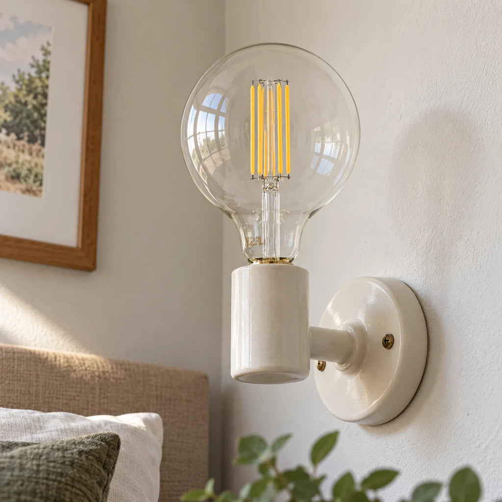 Ampoule LED Filament B22 Globe G125 6W Dimmable, Blanc Chaud 3000K, 650 lumens, Culot Baïonnette, Éclairage Salon et Restaurant