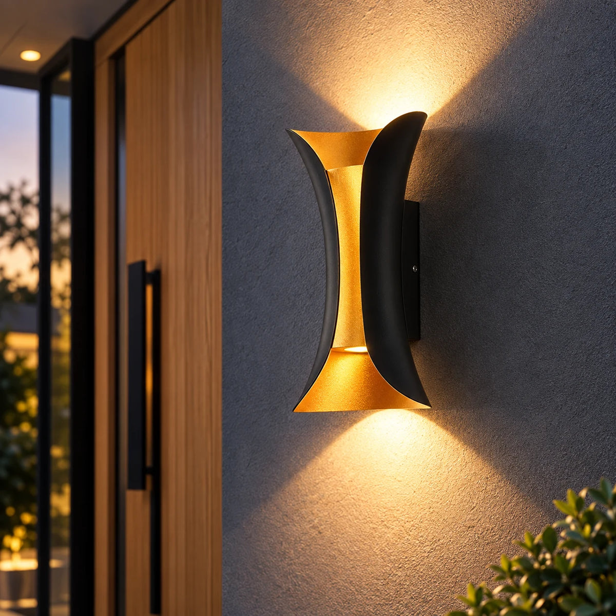 Applique Murale LED Extérieure Étanche IP65, Lampe Murale Aluminium Up Down
