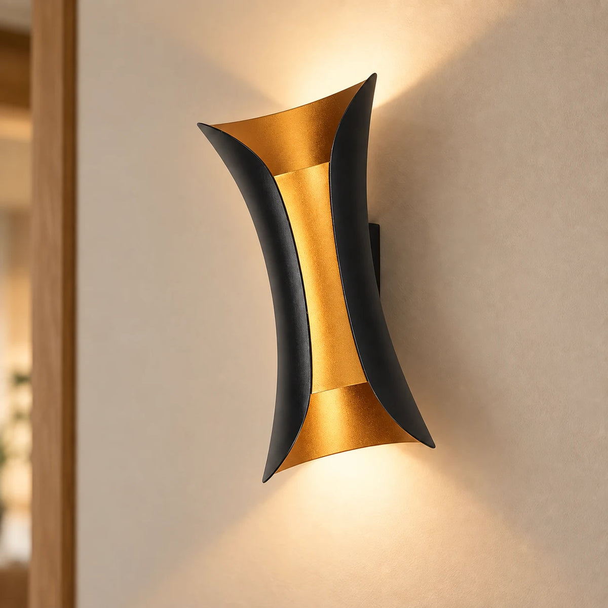 Applique Murale LED Extérieure Étanche IP65, Lampe Murale Aluminium Up Down