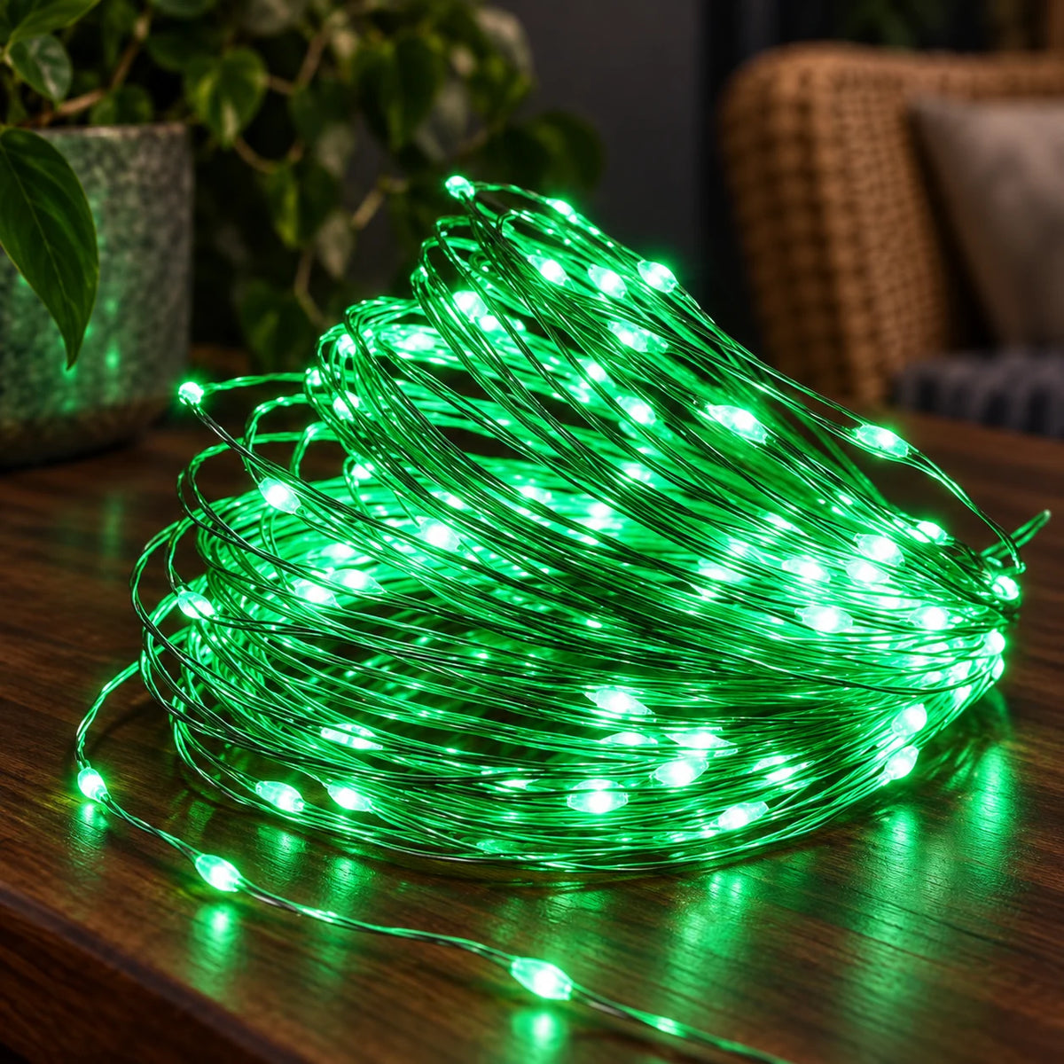 Guirlande Lumineuse Fil de Cuivre USB, Mini LED Flexible pour Sapin de Noël, Mariage, Chambre et Décoration Intérieure