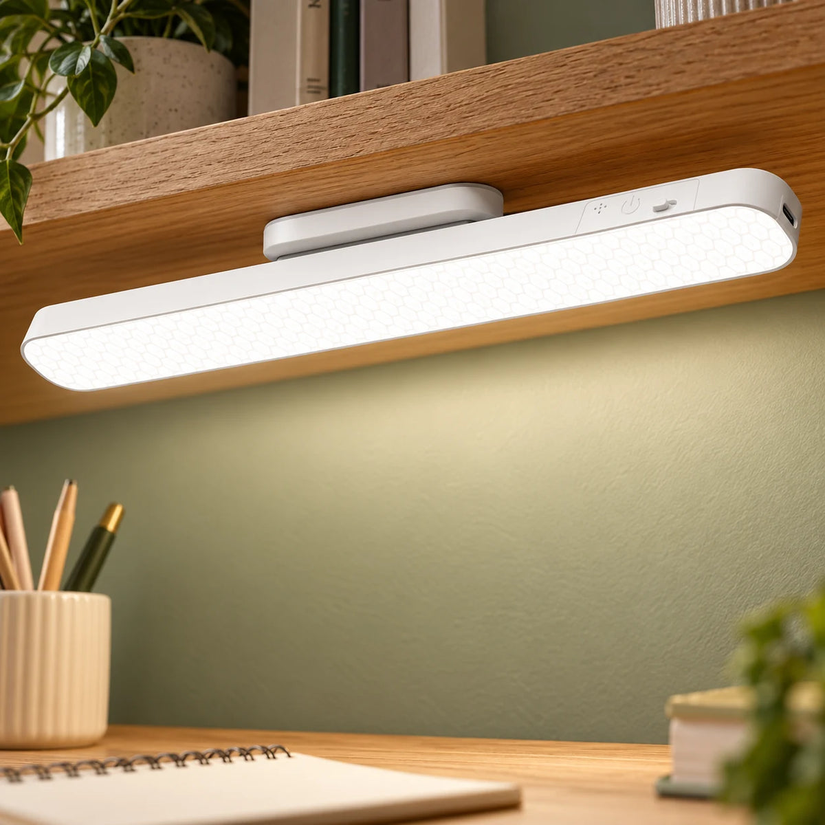 Lampe LED Magnétique Rechargeable pour Placard et Armoire avec 3 Températures de Lumière