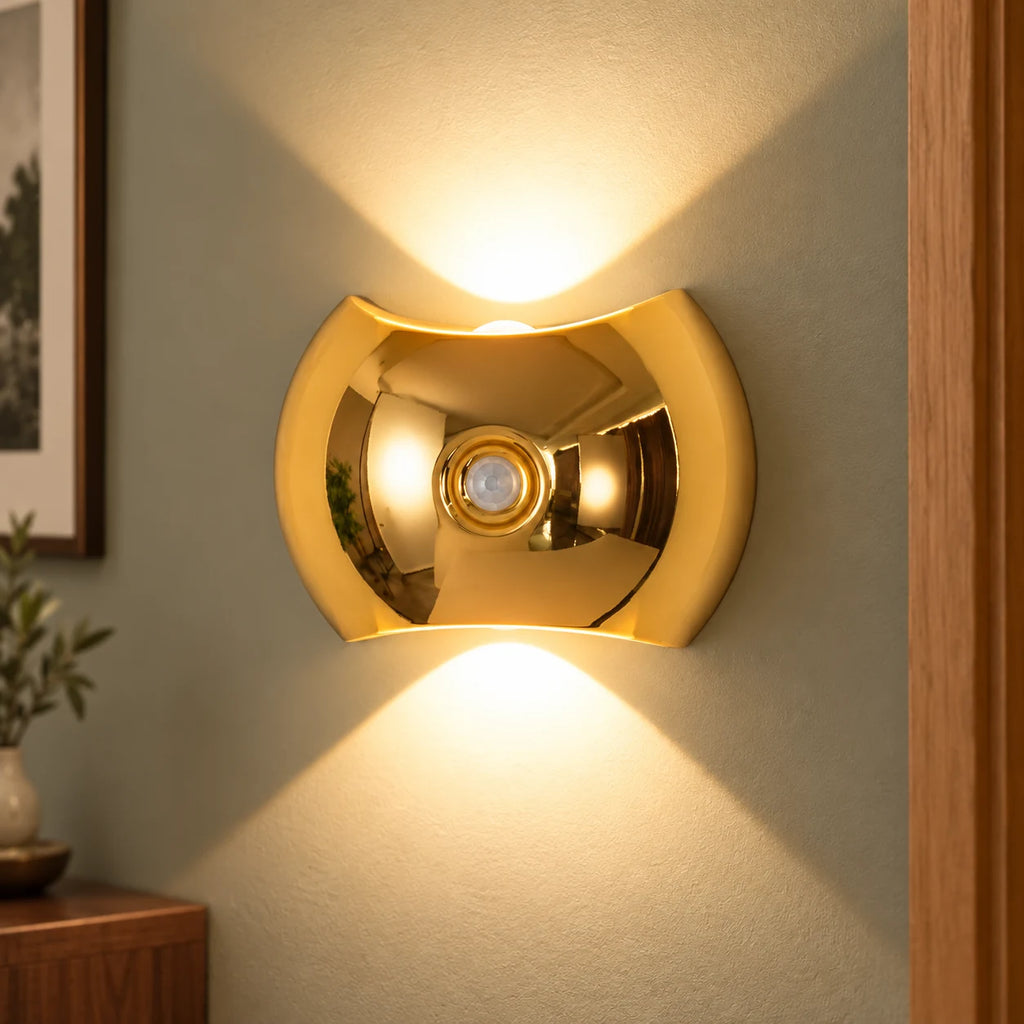 Applique Murale LED Sans Fil Rechargeable avec Détecteur de Mouvement et Éclairage Haut et Bas