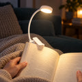 Lampe de Lecture à Pince LED Rechargeable pour Livre avec 3 Températures de Lumière