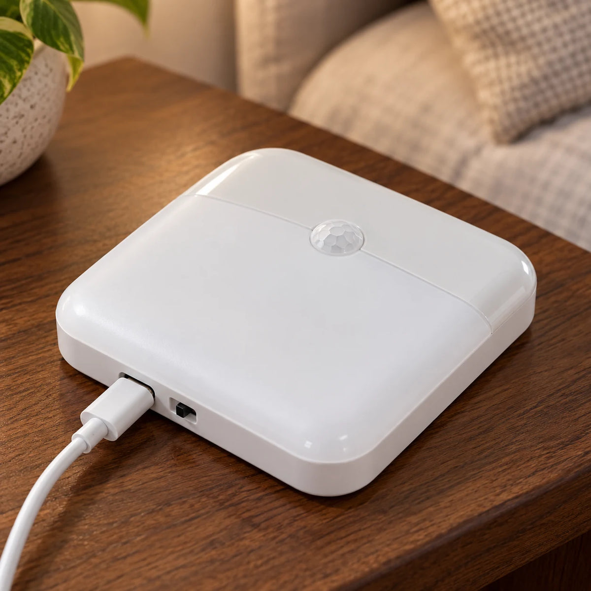 Veilleuse LED Rechargeable à Détecteur de Mouvement, Lampe Magnétique Sans Perçage pour Placard, Escalier et Couloir