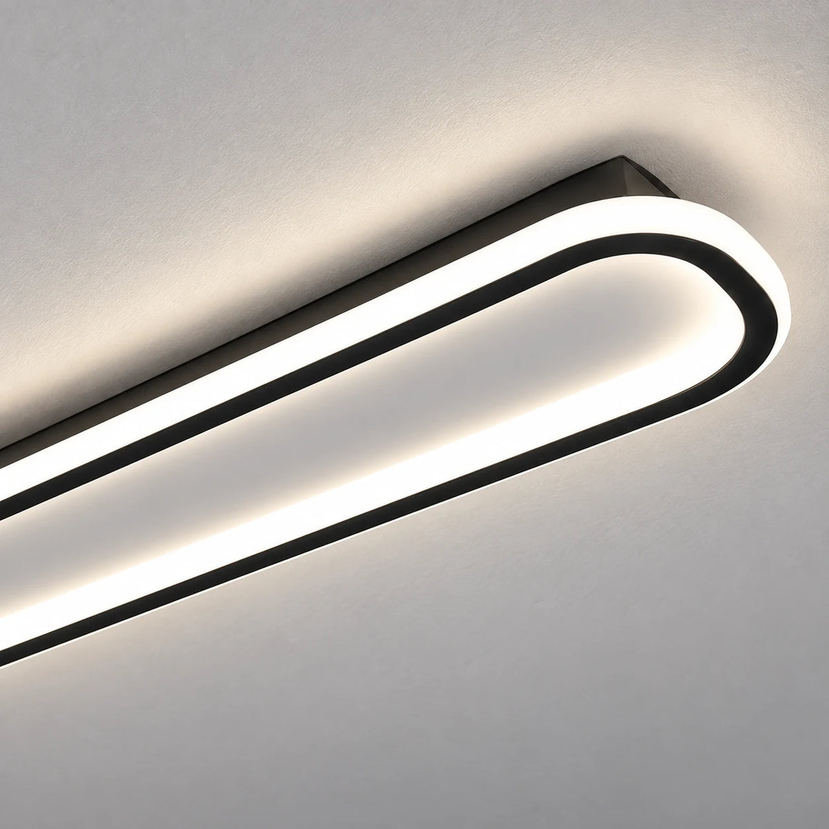 Plafonnier LED Extra Plat Rectangulaire, Luminaire de Plafond Moderne pour Couloir