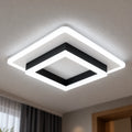 Plafonnier LED Carré Extra Plat Moderne pour Couloir, Entrée et Cuisine