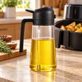 Pulvérisateur d'Huile de Cuisine 2 en 1, Spray et Verseur pour Air Fryer et Barbecue